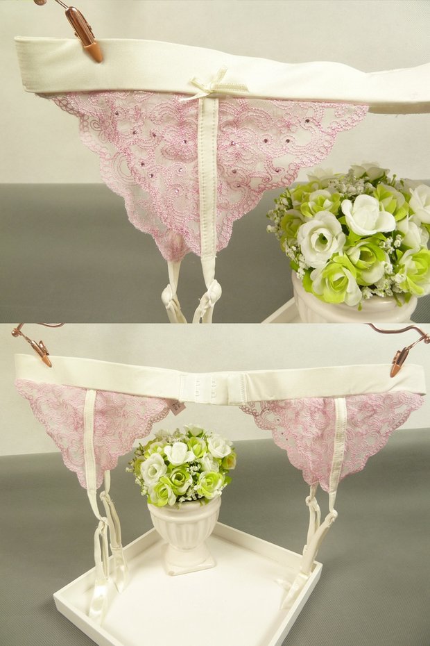 Không hoàn lại tiền nước ngoài châu Âu và châu Mỹ Sợi thêu thêu kim loại gợi cảm khóa garter Mã siêu lớn dây nịt đùi vòng kẹp
