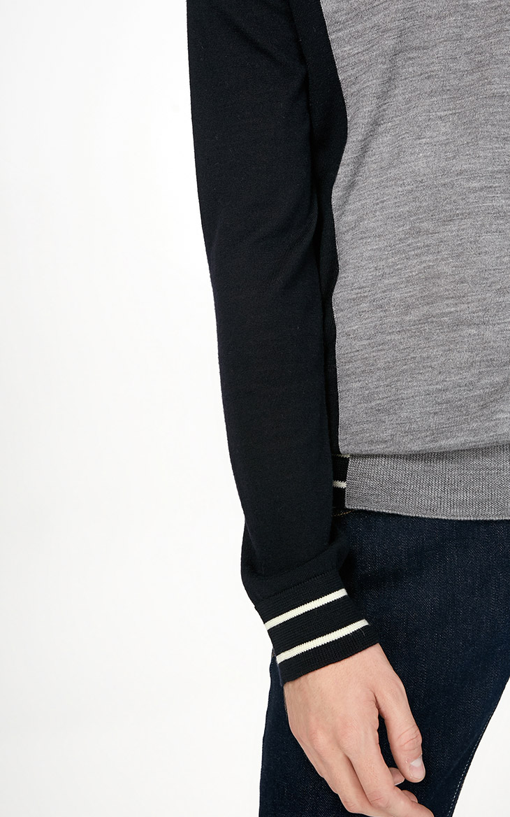 JackJones Jack Jones áo len dệt kim nguyên chất áo ấm mùa đông nam