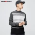 Dưới kệ | Jack Jones mùa thu nam với len sọc màu kết hợp áo len cổ tròn | 217425513 áo  nam Áo len