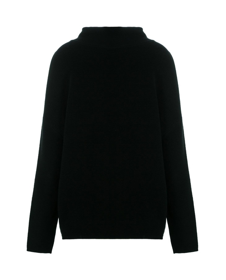 Dưới kệ sweater một nửa giẻ rách cổ cao rách áo len nữ rộng rãi | 317324516 áo len kiểu hàn quốc cực đẹp