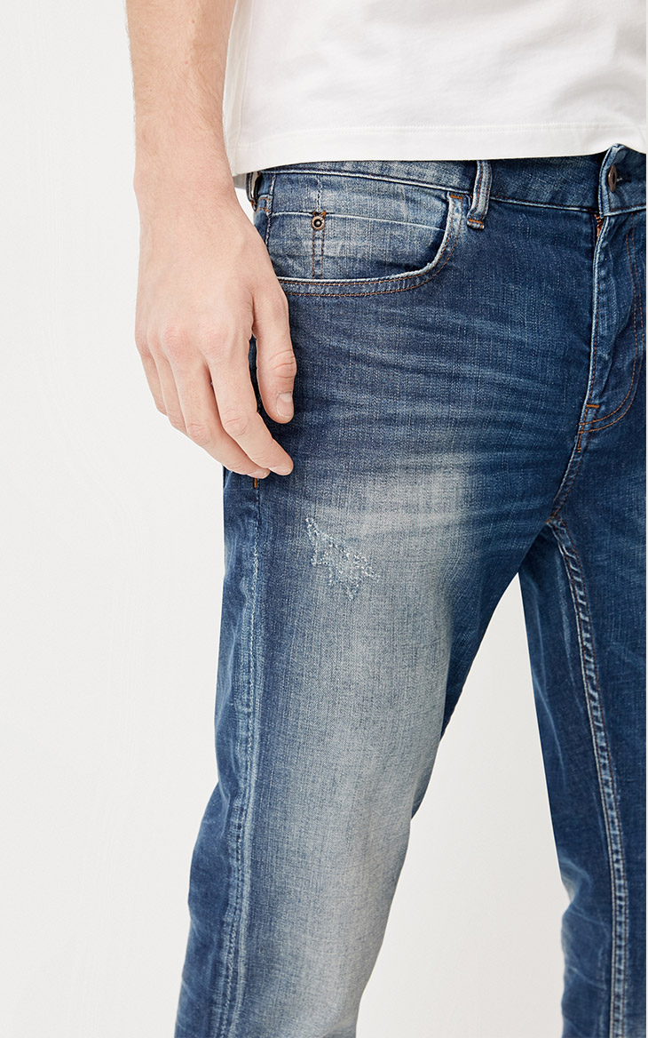 [3 miễn phí 1] JackJones Jack Jones Tencel mặc quần denim C | 217132565 phong cách thể thao nam