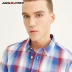 JackJones Jack Jones Kẻ sọc Áo sơ mi nam cắt cúp O | 217231512
