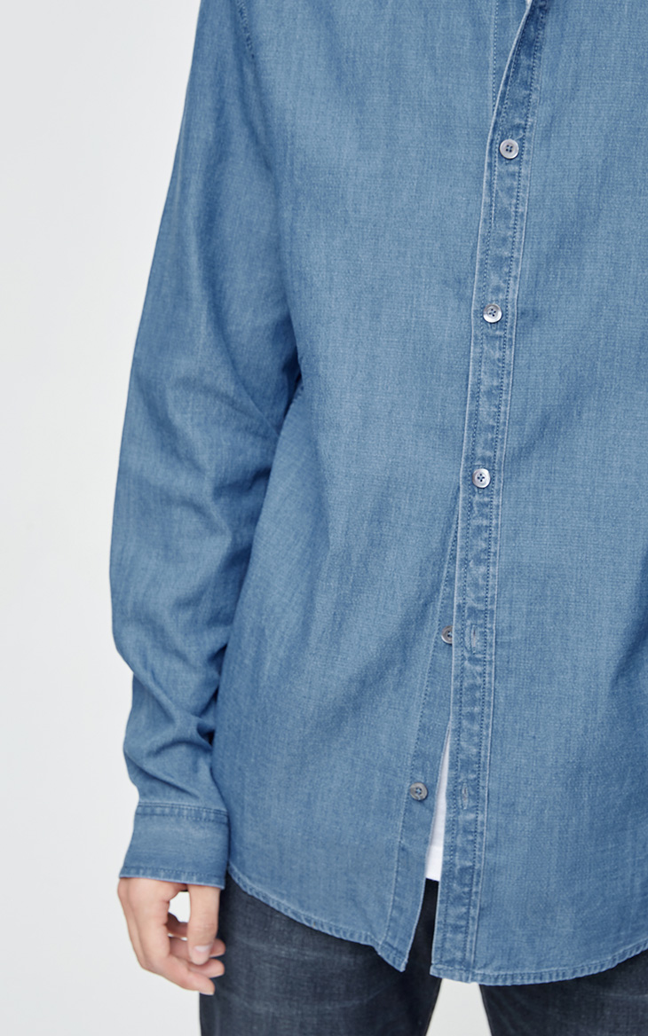 JackJones Jack Jones bông màu dài tay áo denim E | 217105550