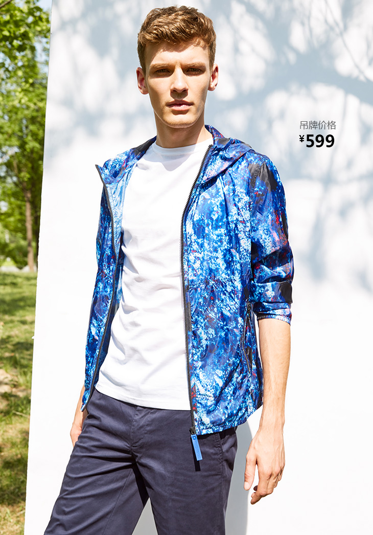 JackJones Jack Jones Sports Light Trùm đầu đứng cổ áo Jacket S | 217121556