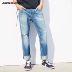 [3 miễn phí 1] JackJones Jack Jones giặt quần denim thẳng O-217132536 thời trang nam Quần jean