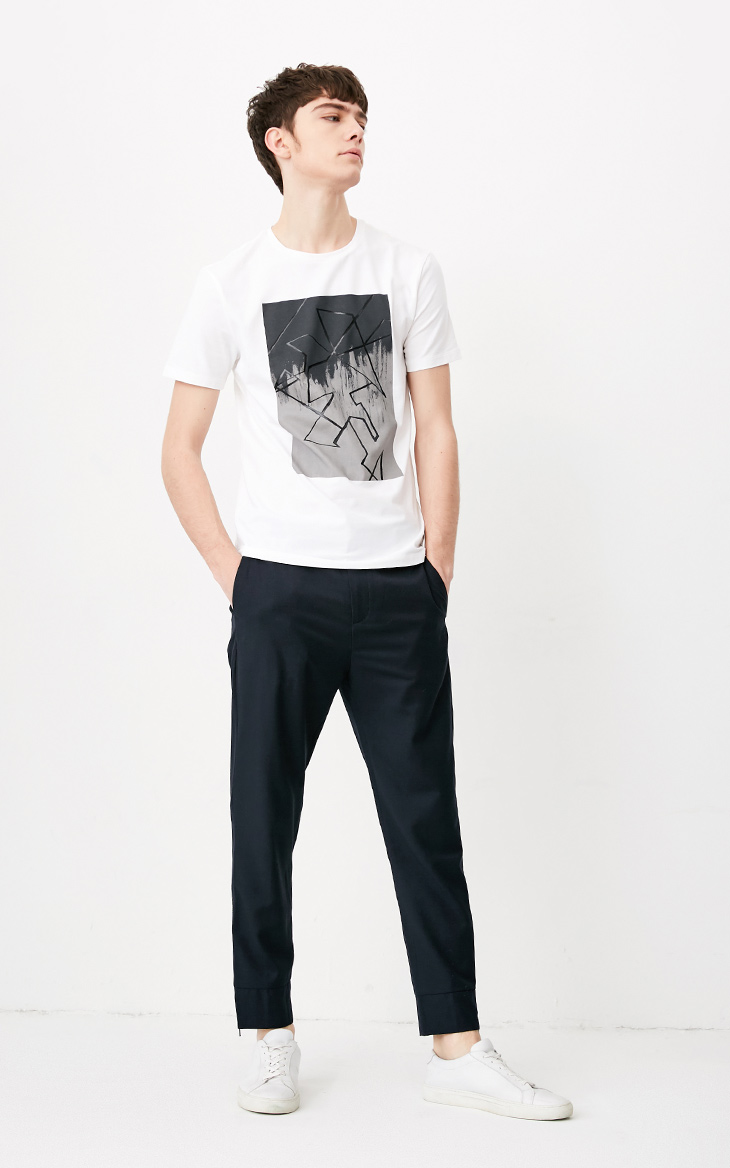 JackJones Jack Jones quần lỏng dụng cụ giản dị E | 217214523 quần dài thể thao nam