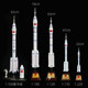 Long March 2F rocket model alloy simulation ຈີນ space satellite Long March 2 CZ2F ເຄື່ອງທີ່ລະນຶກ