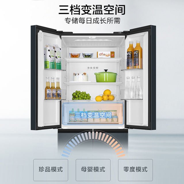 Bcd-403Wlhtdedc9U1 Haier Air-Cooled Frost-Free Refrigerator with First-Class Energy Efficiency and Inverter Technology