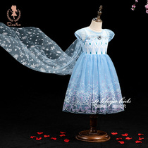Frozen Aisha Princess Cinderella new girl genuine birthday tailing Aisha childrens dress