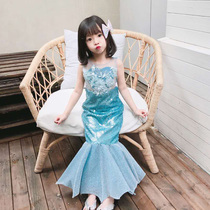Girls Princess Dress Girl Role Play Princess Children cosplay Performance Clothing Mermaid Children Clothing Summer