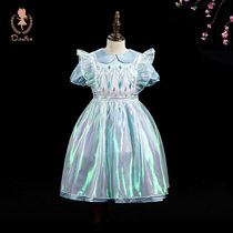 Cinderella Princess Dress Frozen Girls Summer Aisha