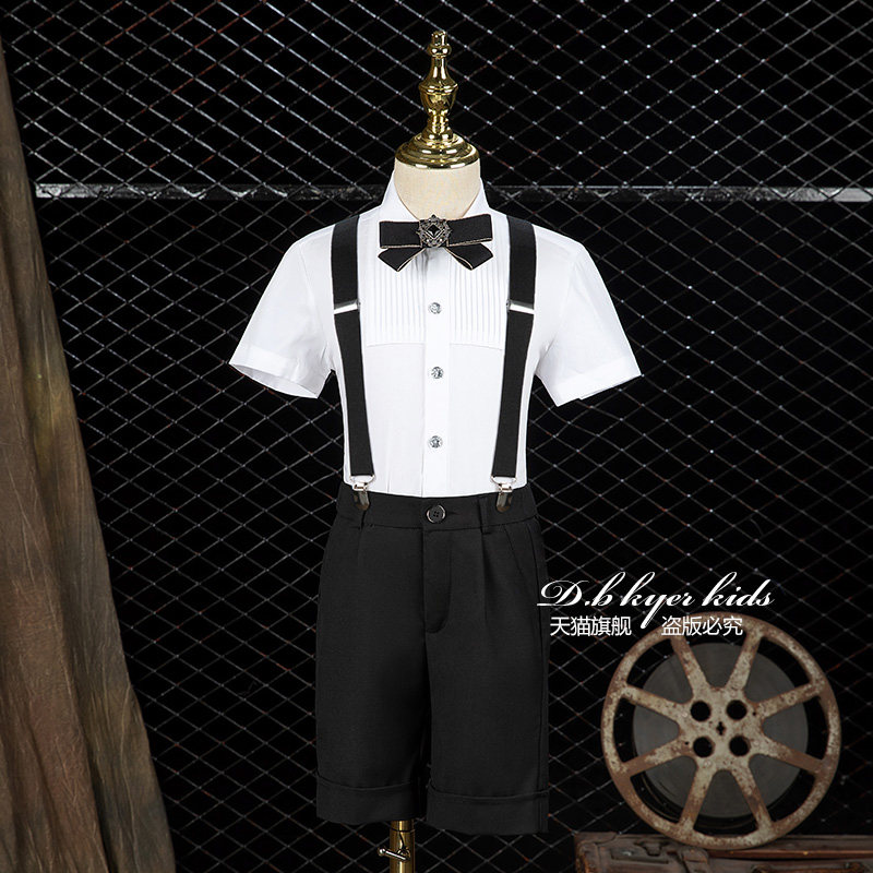 Boy suit suit children's gown flower boy little west suit Inron piano to serve handsome boy big boy summer