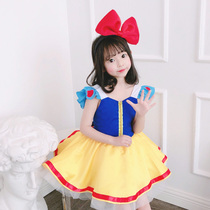 Kids Clothes Girls Snow White Dresses Little Girls Little Girls Frozen ins Baby Children Dresses Sub Summer