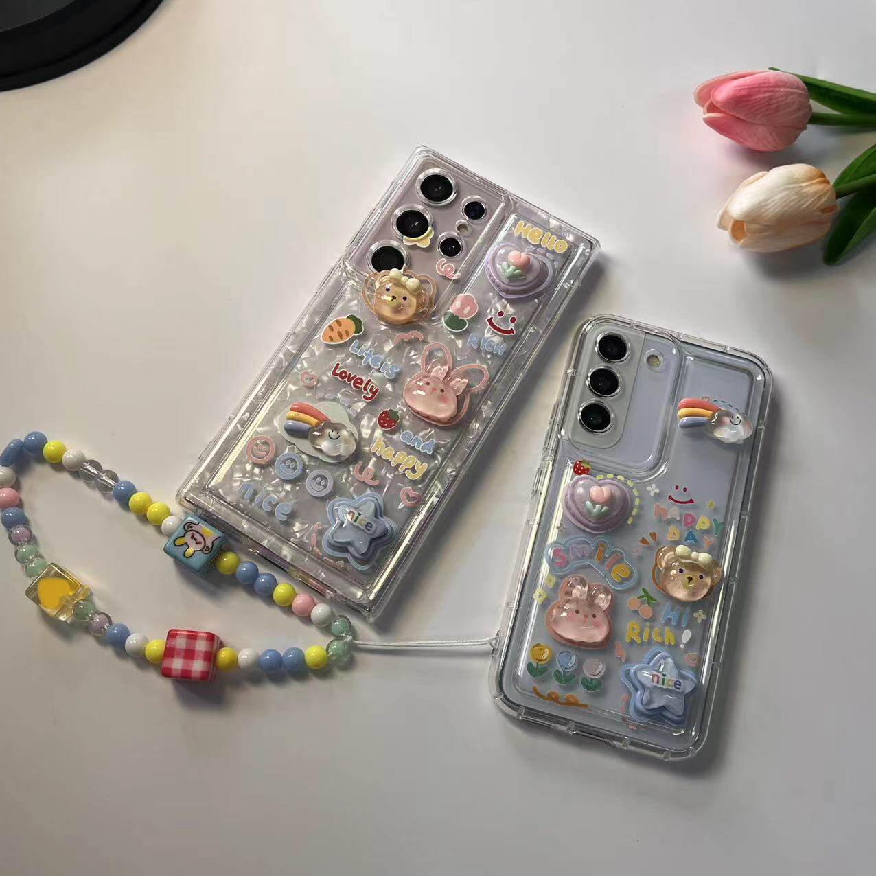 高颜值手机壳透明立体，绝绝子的手机保护神器，拯救你的强迫症！