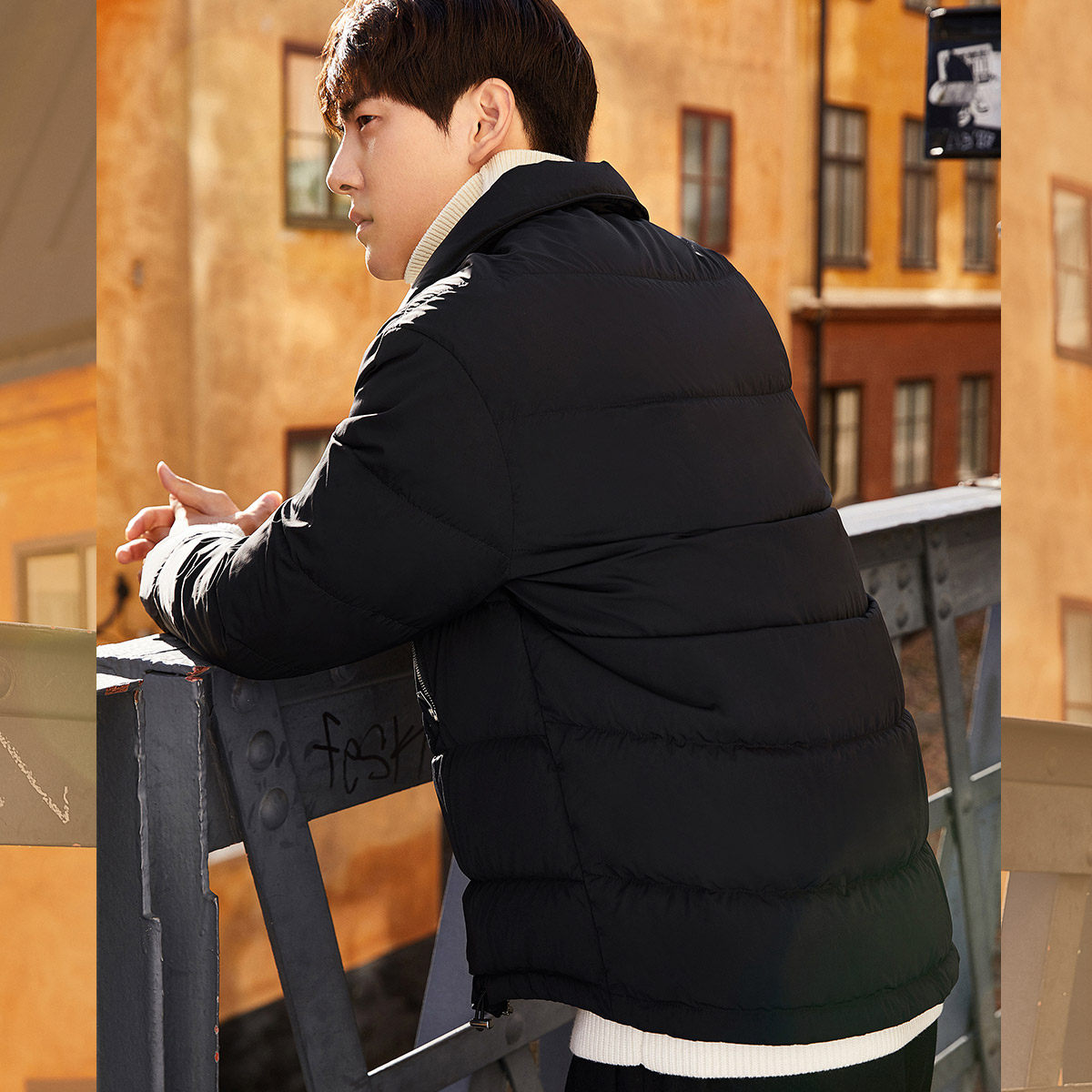 Blouson homme PEACEBIRD    en Nylon - Ref 3122846 Image 3