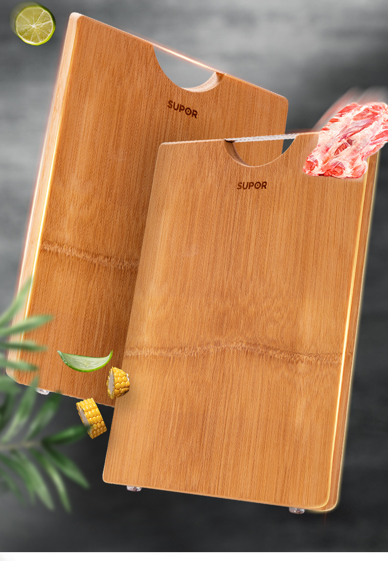苏泊尔 整竹菜板 抗菌防霉 30*40*2.2cm 图1
