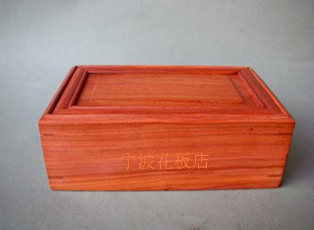Red Wooden Cosmetics First Accessories Box Ancient Wind Handmade Seal Containing Box Red Acid Branches Solid Wood Small Wooden Box