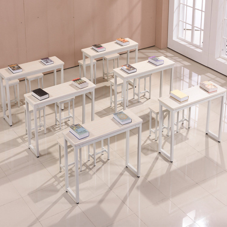 Desk and chairs training course coaching class for primary and middle school students, desk activity table student bench fine art table double desks combination-Taobao