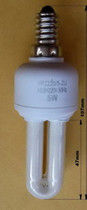 Three primary colors 5W energy-saving lamp small screw energy-saving lamp E14 energy-saving lamp 2U energy-saving lamp