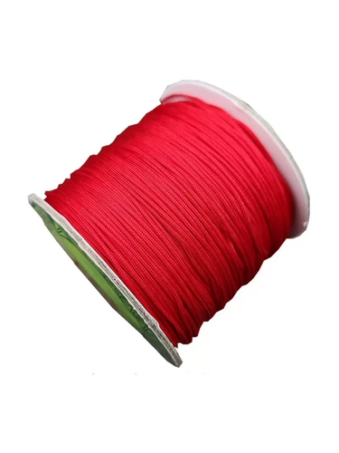 Плетеная подвеска ручной работы, браслет из красной нити, четки из круглых бусин из грецкого ореха