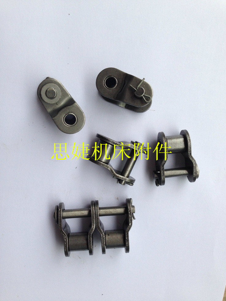 Industrial chain 4 points chain B series short pitch precision roller chain connection buckle 08B-1-0L semi-connection