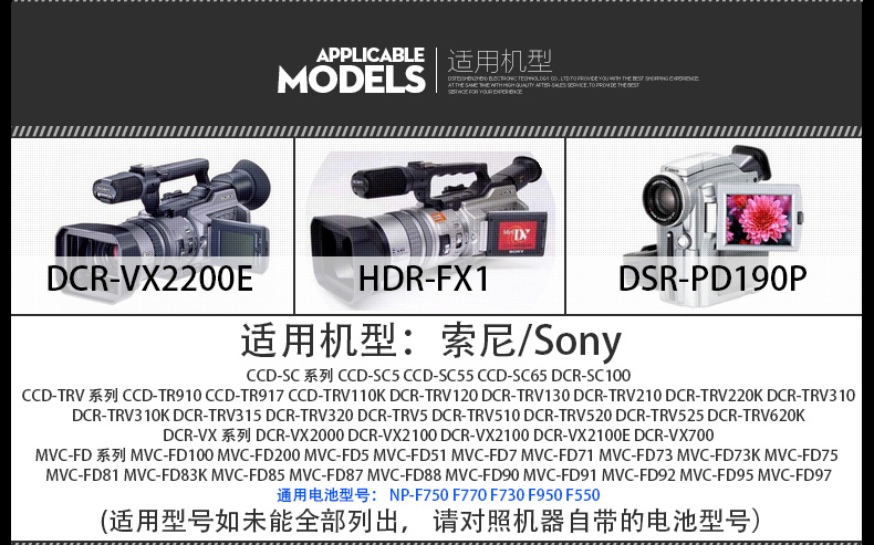 Thyssen NP-F750 F770 cho phụ kiện máy ảnh Sony 92 pin máy ảnh 94E 95E - Phụ kiện máy ảnh kỹ thuật số balo lowepro