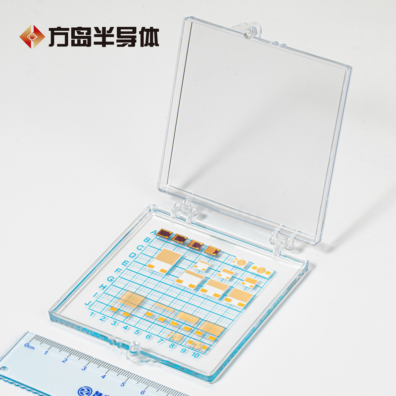 实验室自吸附盒 自粘盒 芯片盒 晶片盒子硅片盒 元器件样品收纳盒