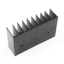 Aluminium alloy radiating fin oxidation hair black suitable TDA2030 TDA2030 LM1875 TDA7377 TDA7850 TDA7850 etc.