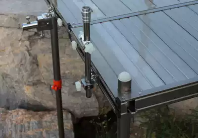 Fishing table Universal Stainless steel fish guard bait pot stand Kamu special track box rack