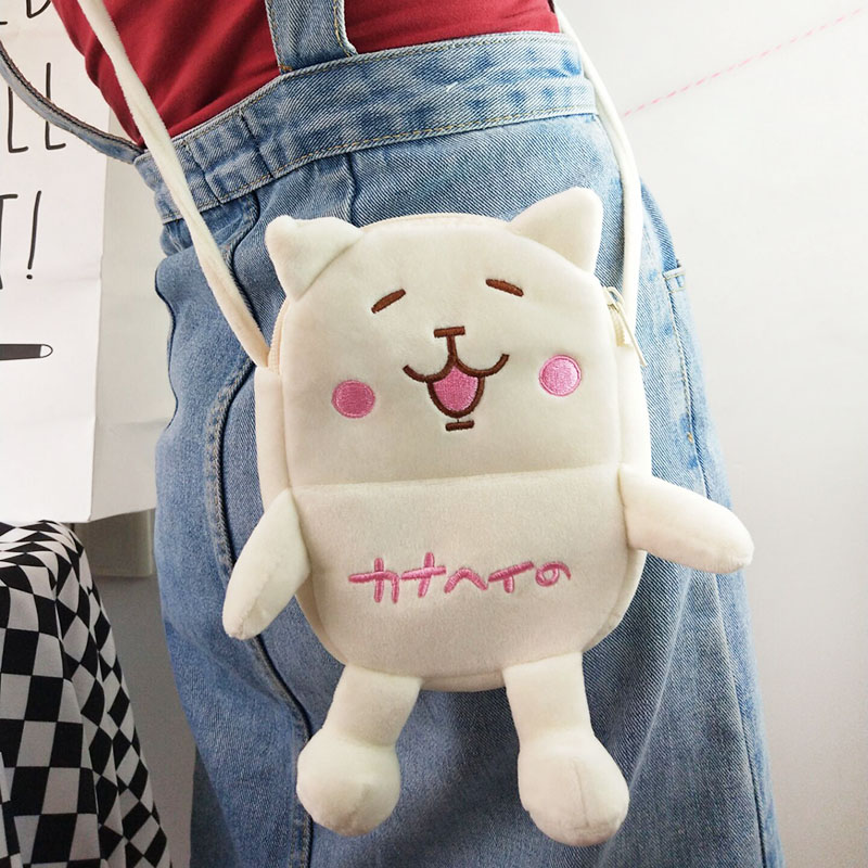 Phiêu lưu kho báu trực tiếp BMO Finn túi điện thoại di động Ví Sesame Street Pink Leopard điện thoại di động nhỏ Túi Messenger túi đeo chéo mlb