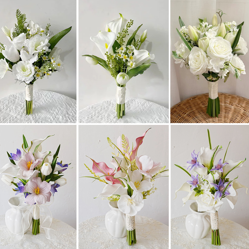 ins Fresh and Natural Forest-Style Wedding Photography Props, Korean-Style Wedding Registration Outdoor Photo Shoot, Artificial Bride's Bouquet ins Fresh and Natural Forest-Style Wedding Photography Props, Korean-Style Wedding Registration Outdoor Photo Shoot, Artificial Bride's Bouquet