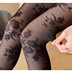 Vớ xà cạp mùa hè mỏng với hoa hoa pantyhose thêu với vớ đáng yêu in màu trắng. 