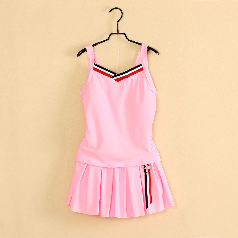Đồ bơi bé gái lớn trẻ em 12-15 tuổi chia đồ bơi học sinh bảo thủ boyshort đồ bơi mùa xuân nóng - Bộ đồ bơi của Kid đồ bơi cho bé gái 12 tuổi