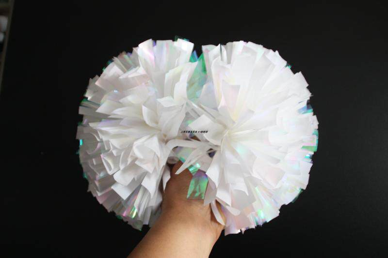 Colorful Matte White--Classic (Colorful) Matte Series Cheerleading Flower Ball Hand Flower Lala Flower