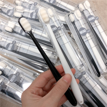 2 boxes micro-nano ten thousand wool toothbrush home travel nano soft head fine hair soft male and female couples toothbrush