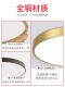 Bird's Nest All Copper Ceiling Lamp Led Round Master Bedroom Lamp Children's Casual Modern Zhongshan Lamp Factory Direct Sales