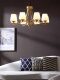 American All-Copper Chandelier, Country Living Room Lamp, Modern Restaurant Bedroom Lamp, Nordic Light Luxury Lamp, Zhongshan Factory Direct Sale