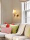 All-Copper Wall Lamp, American Retro Style, Tv Wall, Corridor, European Style, Master Bedroom, Bedside Lamp, Zhongshan Manufacturer Direct Sales