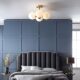 All-Copper Master Bedroom Lamp, Magic Bean Molecule Nordic Ceiling Lamp, Modern Room Cream Style Lighting, Zhongshan Factory Direct Sales