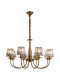 American-Style Crystal Chandelier, All-Copper, Light Luxury Living Room Lamp, Post-Modern, Elegant Dining Room and Bedroom Lighting, Direct Sales from Zhongshan Manufacturer