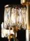 American-Style Light Luxury Crystal Chandelier, All-Copper Living Room Lighting, Modern Dining Room and Bedroom Elegant Lighting Fixtures, Direct Sales from Zhongshan Manufacturer