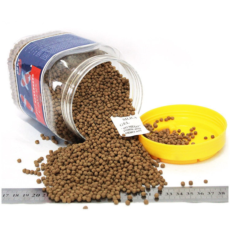 Koi fish floating feed Aquarium fish Cold water fish Goldfish food fish food Disease-resistant color does not muddy water 
