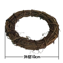 Rattan ring Rattan woven wreath Christmas Rattan ring Natural Rattan ring DIY festive wedding shop window facade decoration