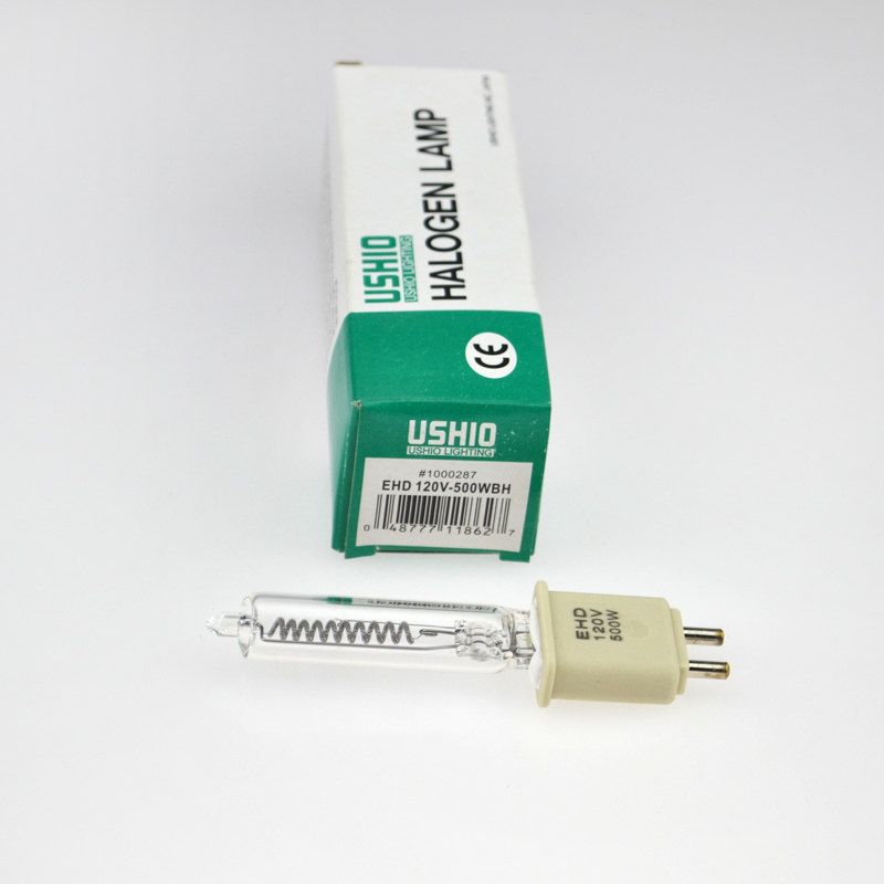 USHIO bulltail EHD 120V-500WBH optical instrument bulb halogen tungsten lamp 120V500W ceramic lamp head