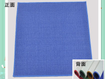 Home hand rub muffling mahjong tablecloth round coffee table poker mat 60cm solid color wear-resistant non-slip PVC bottom desktop