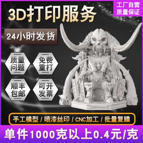 Высокоточная металлическая нейлоновая фигурка, 3D, делается под заказ