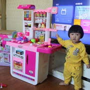 Nhà trẻ mô phỏng đồ chơi nhà bếp đặt bé gái nấu cơm 3 tuổi 5 tuổi 6 tuổi 7 đồ chơi