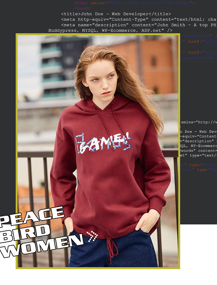 Sweatshirt femme PEACEBIRD    - Ref 3214007 Image 7