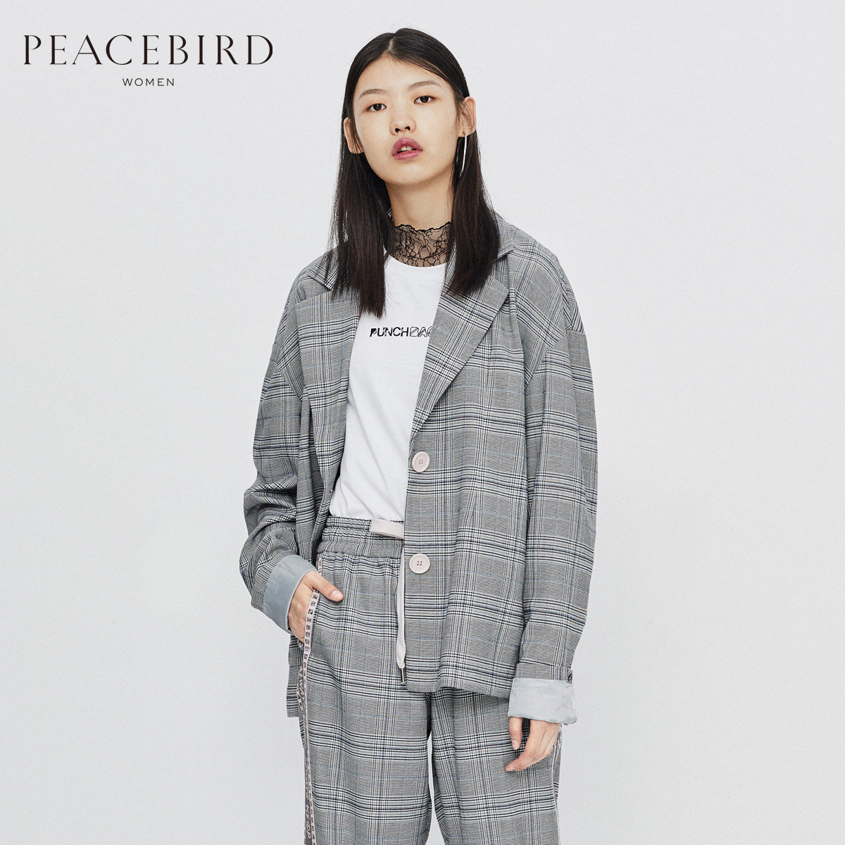 Veste pour femme PEACEBIRD    en Polyester - Ref 3217827 Image 1