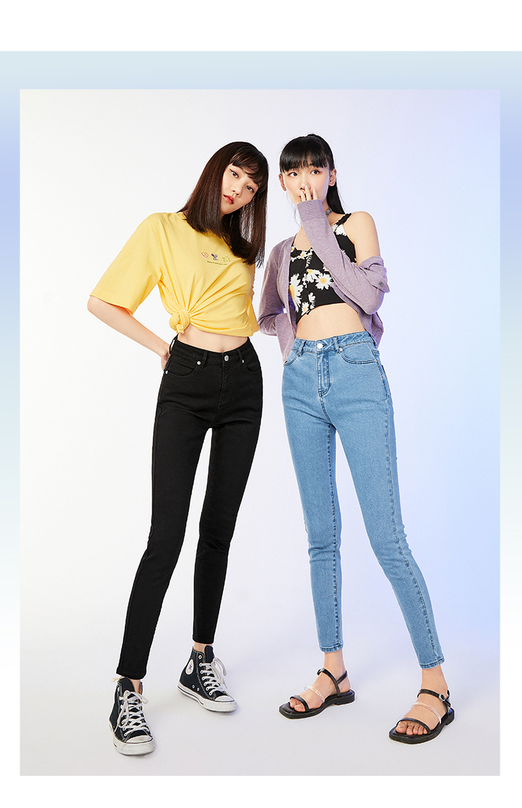 太平鸟 紧身显瘦小脚 女式牛仔裤 天猫优惠券折后¥139.9包邮(¥149.9-10)3色可选 太平鸟 紧身显瘦小脚 女式牛仔裤 天猫优惠券折后¥139.9包邮(¥149.9-10)3色可选